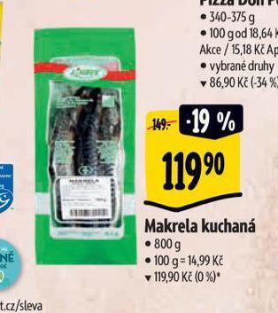 Albert Makrela kuchaná nabídka