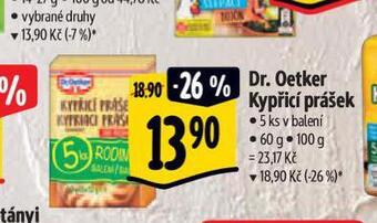 Dr. oetker kypřicí prášek