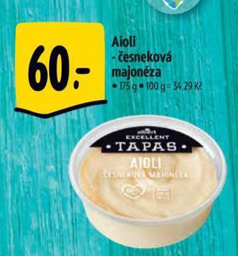 Albert Aioli - česneková majonéza nabídka