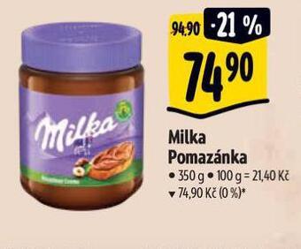 Albert Milka pomazánka nabídka