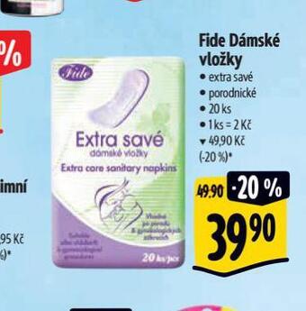 Albert Fide dámské vložky nabídka