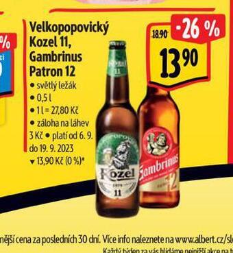 Albert Pivo gambrinus nabídka
