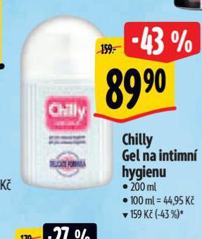 Albert Chilly gel pro intimní hygienu nabídka
