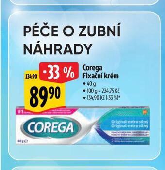 Albert Corega fixační krém na zubní náhrady nabídka