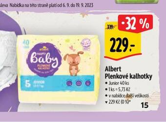 Albert Plenkové kalhotky nabídka
