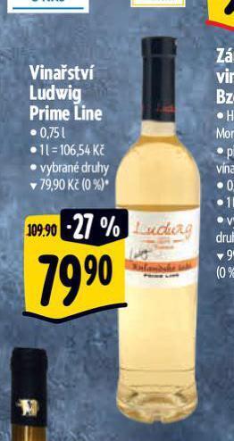 Albert Vinařství ludwig prime line nabídka