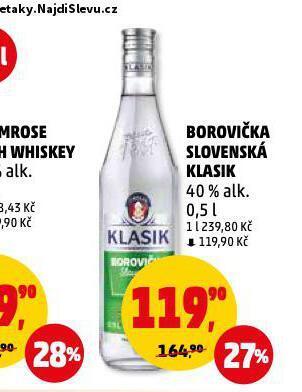 Penny Market Borovička slovenská nabídka