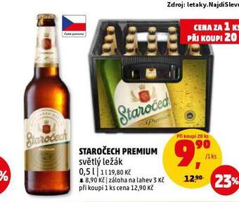 Penny Market Pivo staročech nabídka
