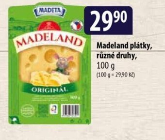 Madeland plátky, různé druhy,