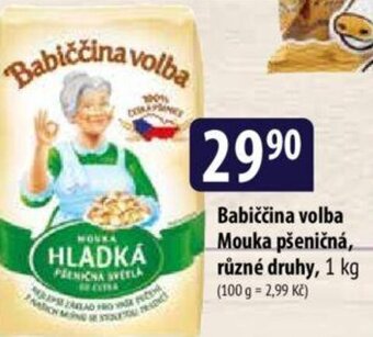 Bala Babiččina volba Mouka pšeničná, různé druhy nabídka