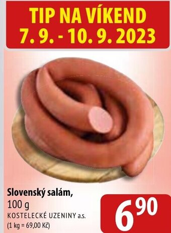 Slovenský salám, 100 g