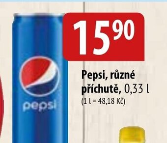 Bala Pepsi, různé příchutě, 0,33 l nabídka