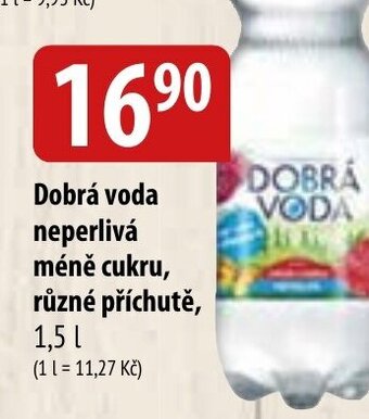 Bala Dobrá voda neperlivá méně cukru, různé příchutě, 1,5 L nabídka