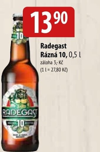 Bala Radegast Rázná 10, 0,5 l nabídka