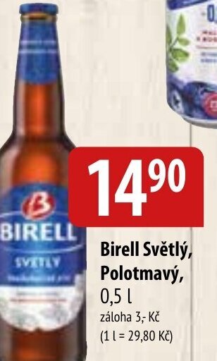 Bala Birell Světlý, Polotmavý, 0,5 L nabídka