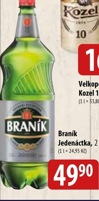 Bala Braník Jedenáctka, 2 L nabídka