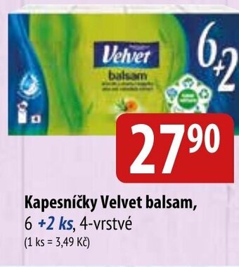 Bala Kapesníčky Velvet balsam nabídka