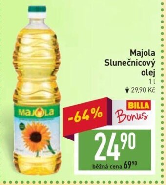 Billa Majola Slunečnicový olej 1L nabídka