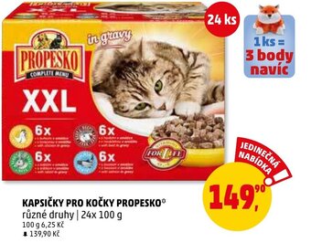 Penny Market KAPSIČKY PRO KOČKY PROPESKO nabídka