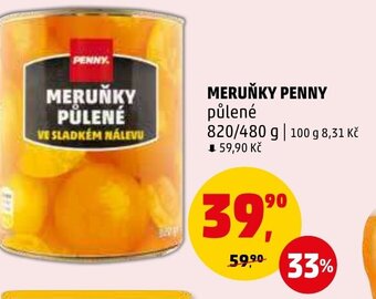 Penny Market MERUŇKY PŮLENÉ nabídka