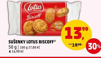 Penny Market SUŠENKY LOTUS BISCOFF nabídka