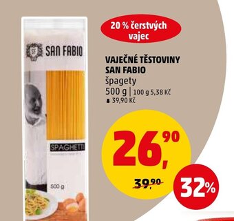 Penny Market VAJEČNÉ TĚSTOVINY SAN FABIO nabídka