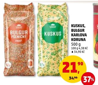 Penny Market KUSKUS, BULGUR KARLOVA KORUNA nabídka