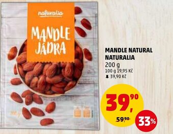 Penny Market MANDLE NATURAL NATURALIA nabídka