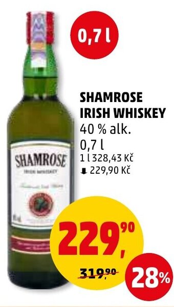 Penny Market SHAMROSE IRISH WHISKEY nabídka