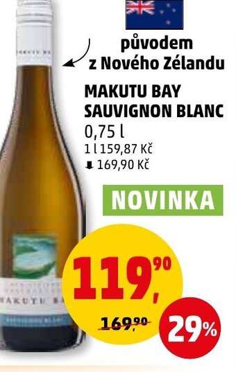 Penny Market MAKUTU BAY SAUVIGNON BLANC nabídka