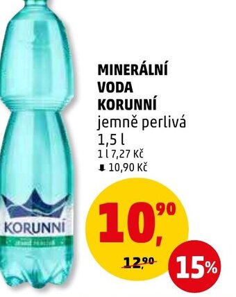 Penny Market MINERÁLNÍ VODA KORUNNÍ nabídka