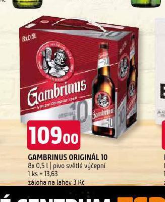 Terno Pivo gambrinus originál 10 nabídka