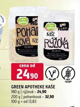 Terno Green apotheke kaše pohanková nabídka