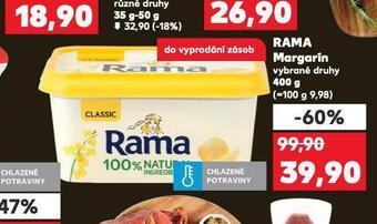 Kaufland Rama margarín nabídka