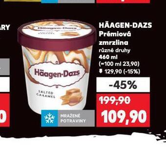 Kaufland Häagen dazs prémiová zmrzlina nabídka