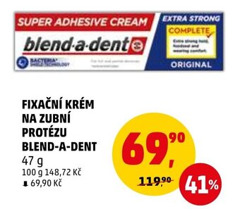 Penny Market FIXAČNÍ KRÉM NA ZUBNÍ PROTÉZU BLEND-A-DENT nabídka
