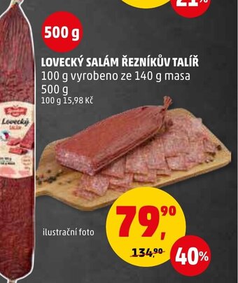 Penny Market LOVECKÝ SALÁM ŘEZNÍKŮV TALÍŘ nabídka