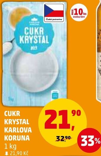 Penny Market CUKR KRYSTAL KARLOVA KORUNA nabídka