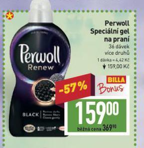 Billa Perwoll gel na praní nabídka