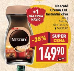 Billa Káva nescafé nabídka