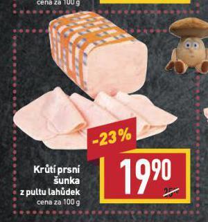 Billa Krůtí prsní šunka nabídka