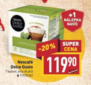 Billa Kávové kapsle dolce gusto nabídka