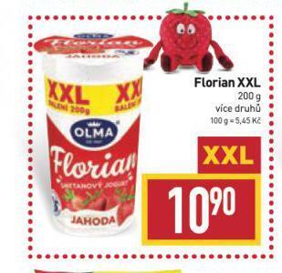 Billa Florian jogurt nabídka