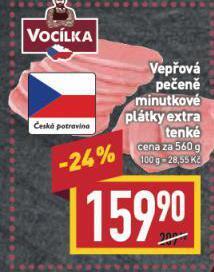 Billa Vepřová pečeně nabídka