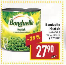 Billa Bonduelle hrášek nabídka