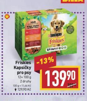 Billa Friskies kapsičky pro psy nabídka