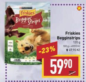 Billa Friskies pochoutky pro psy nabídka