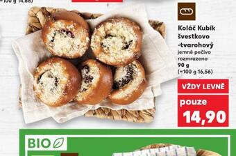 Kaufland Koláč kubík švestkovo - tvarohový nabídka