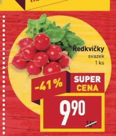 Billa Ředkvičky nabídka