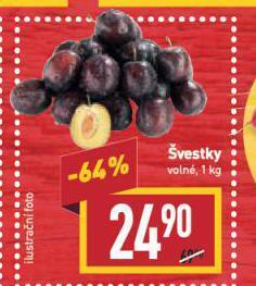 Billa Švestky nabídka